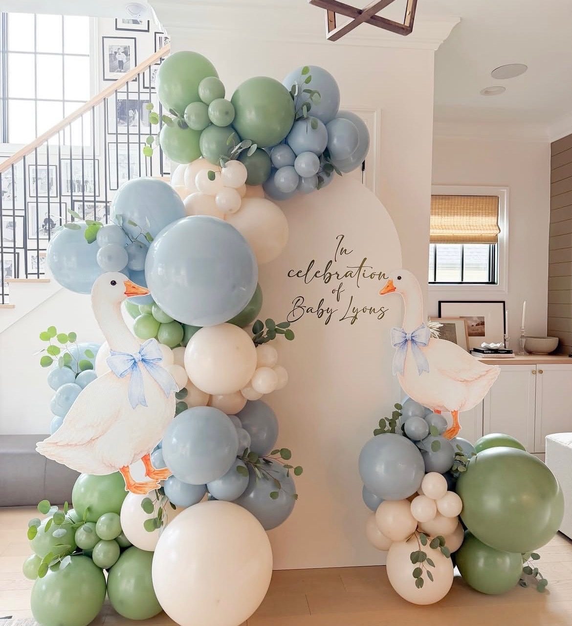 Goose Garland Welcome Arch