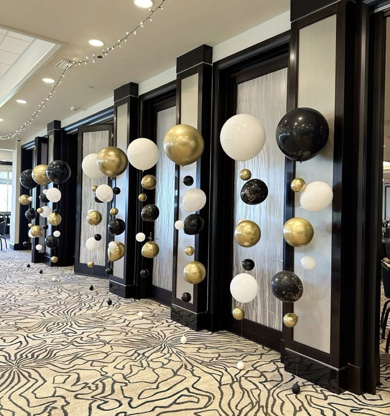 Floating Balloon Hallway Installation